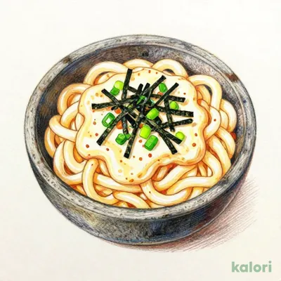 石焼明太子クリームうどん
