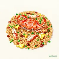 紅ずわいがにたっぷりチャーハン