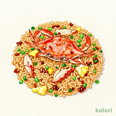 Red Snow Crab Fried Rice