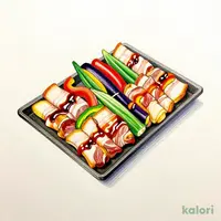 肉巻き夏野菜の鉄板焼
