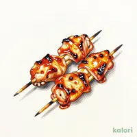 Chicken Thigh Skewers, Sauce (2 pcs)