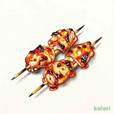 Chicken Thigh Skewers, Sauce (2 pcs)