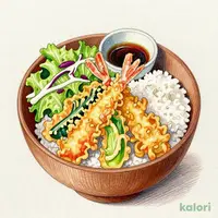 かき揚げおひつサラダセット