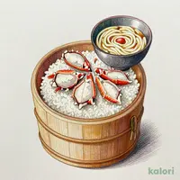 ずわい蟹おひつミニ麺セット