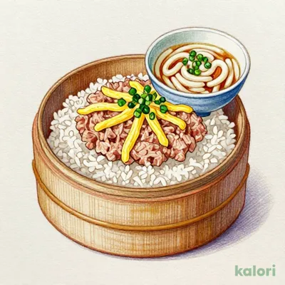 まぐろたたきおひつミニ麺セット