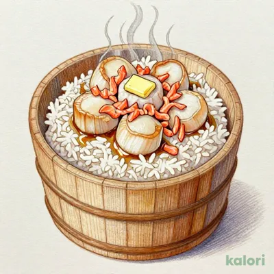 イタヤ貝バター醤油おひつごはん（単品）