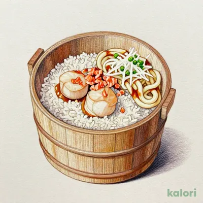 イタヤ貝バター醤油おひつミニ麺セット