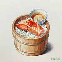 サーモンいくらおひつミニ麺セット