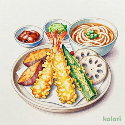 天ぷらうどん(そば)御膳