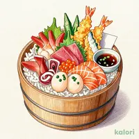 海鮮にぎわいおひつ天ぷらセット