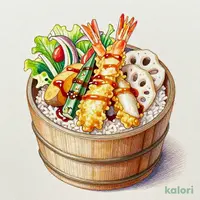 海鮮天ぷらおひつサラダセット