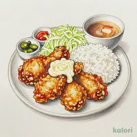 鶏の唐揚げ御膳