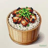 鶏の炭火焼きおひつごはん(単品)