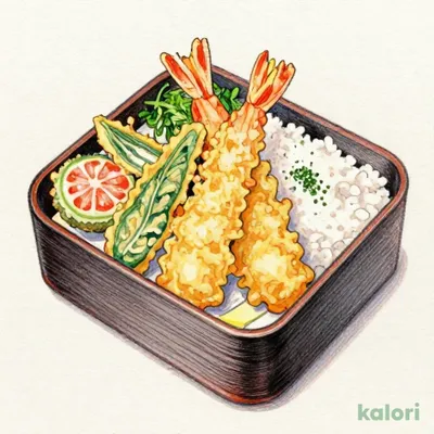 Tempura Bento with Aosa Seaweed Salt