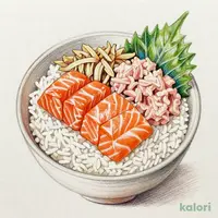 サーモンまぐろたたき
