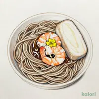 春の彩りつけそば