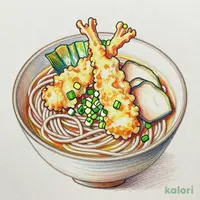 春菊天そば