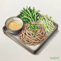 薬味を楽しむ 冷しごまだれつけそば
