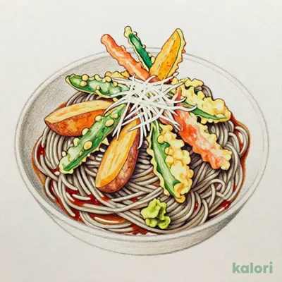 野菜天おろしそば