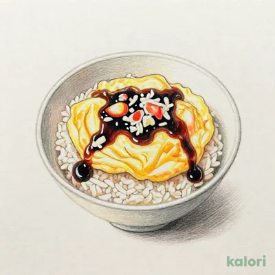 ミニ黒酢天津飯セット