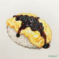 天津飯(黒酢)