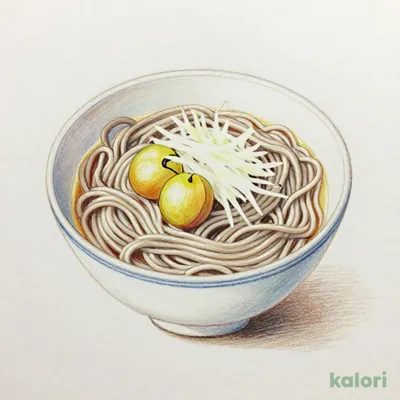 Chilled Soba with Plum and Grated Daikon, Small