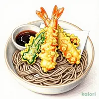 天ぷらそば(上)