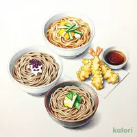天ぷら付きそば三昧
