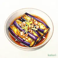 揚げ茄子のお浸し