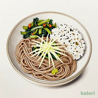 おろしざるそば定食（おろしわさび付）