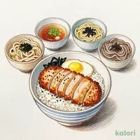 かつ丼と選べるおそばの定食