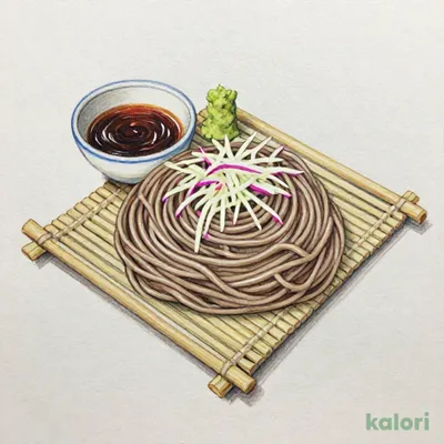 ざるそば（おろしわさび付）