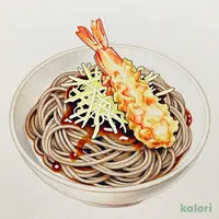 大海老天おろしそば