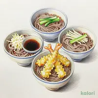 天ぷら付そば三昧