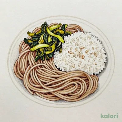 ざるそば定食