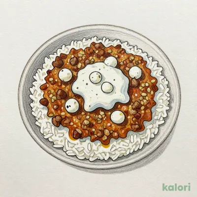 ヨーグルトとモッツァレラチーズの辛くないキーマカレー