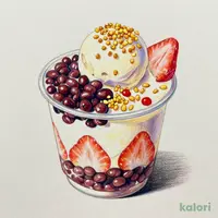 Strawberry and Azuki Milk Che