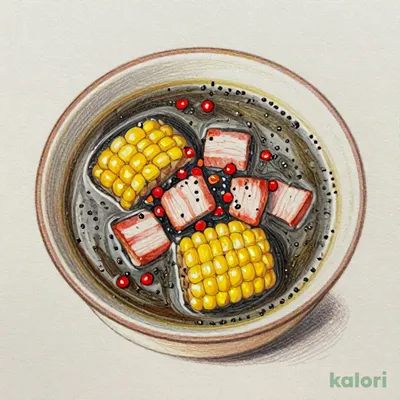 黒胡麻の麻辣スープ
