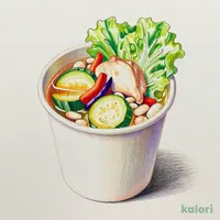 8種の野菜と鶏肉のサラダスープ（L）