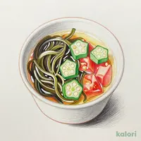 いぜな島産もずくとオクラのスープ（L）