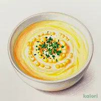 とうもろこしとさつま芋の冷たいスープ（L）