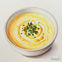 とうもろこしとさつま芋の冷たいスープ（R）