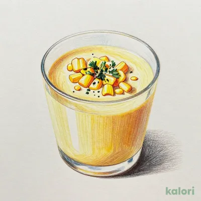 とうもろこしとさつま芋の冷たいスープ（S）