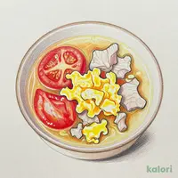 トマトと玉子と豚肉の中華スープ（L）