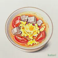 Tomato, Egg, and Pork Chinese-Style Soup (S)