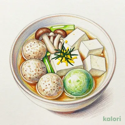 Onagawa Pacific Saury Fish Ball Soup (Large)