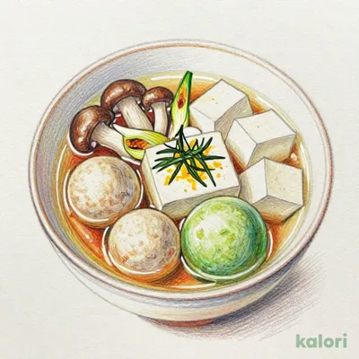 Onagawa Pacific Saury Fish Ball Soup (Small)