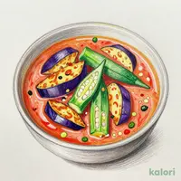 Fried Eggplant Rasam (S)