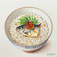 Sea Bream and Seven-Herb Rice Porridge (S)