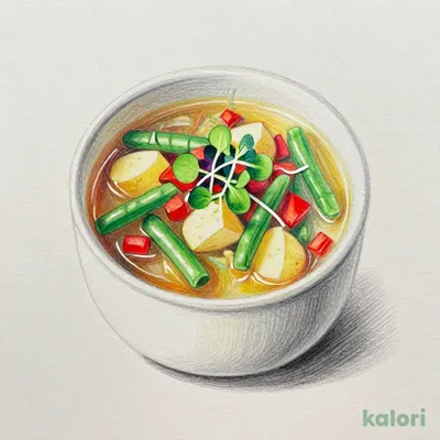 緑の野菜のミネストローネ（S）